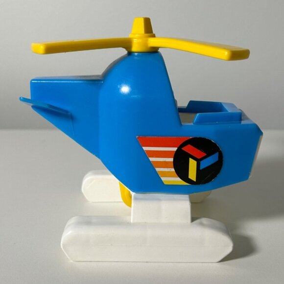 Vintage 70s 80s Fisher Price Air Lift Copter Set #635 - Picture 5 of 8
